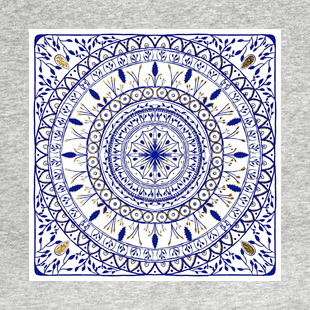 Hand Painted Tile by lilydlin